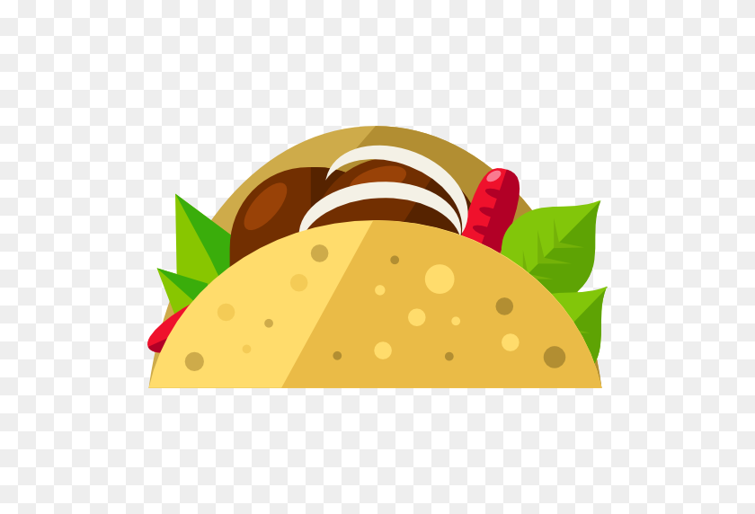 512x512 Taco, Chile, Mexicano, Burrito, Icono De Comida Mexicana - Imágenes Prediseñadas De Restaurante Mexicano