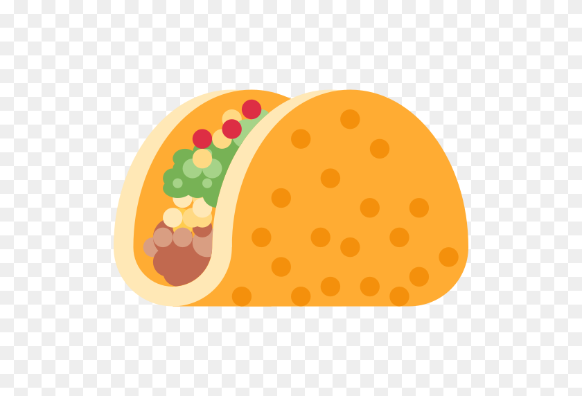 512x512 Taco Emoji - Taco Emoji PNG