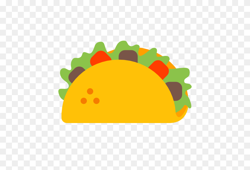 512x512 Tacos Clip Art Cartoon - Cute Taco Clipart