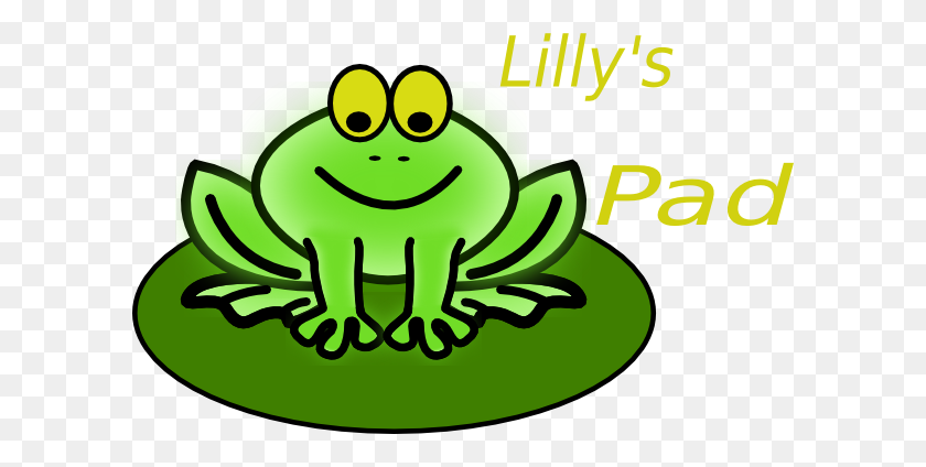 600x364 Tadpole Clipart Frog Lily Pad - Imágenes Prediseñadas De Rana Verde