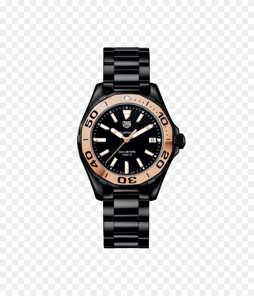 1920x2268 Tag Heuer Aquaracer Mm Watch Price - Gold Watch PNG