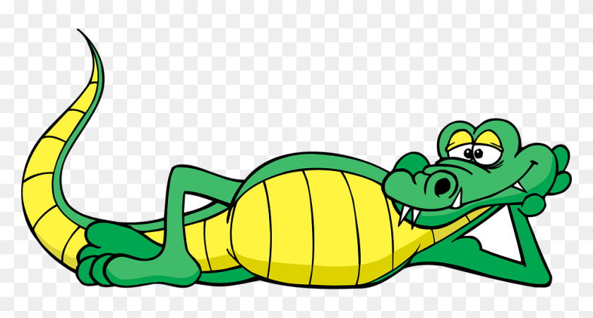 960x480 Tail Alligator Clipart, Explore Pictures - Alligator Clipart Black And White