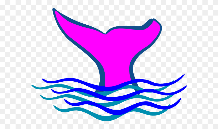 600x438 Хвост Рыбы Клипарт, Изображения - Розовая Рыба Клипарт