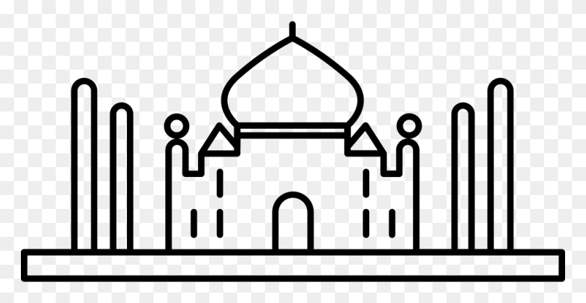 980x472 Taj Mahal Png Icono De Descarga Gratuita - Taj Mahal Png