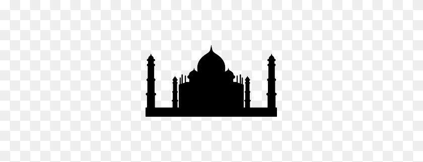 263x262 Taj Mahal Silhouette Free Cricut Silhouette - Taj Mahal Clipart