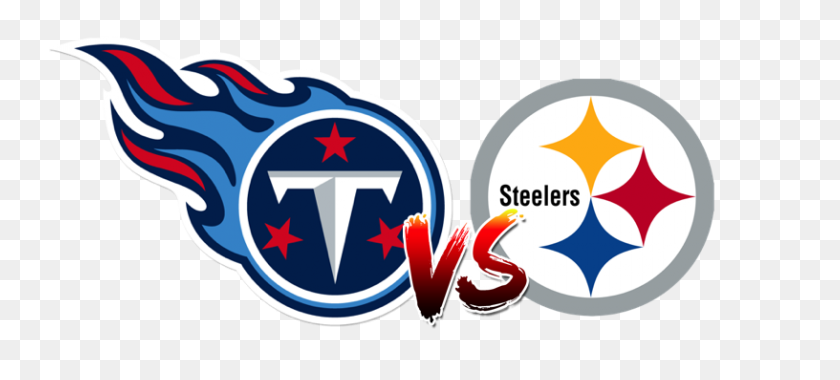 816x335 Take On The Titans - Steelers PNG