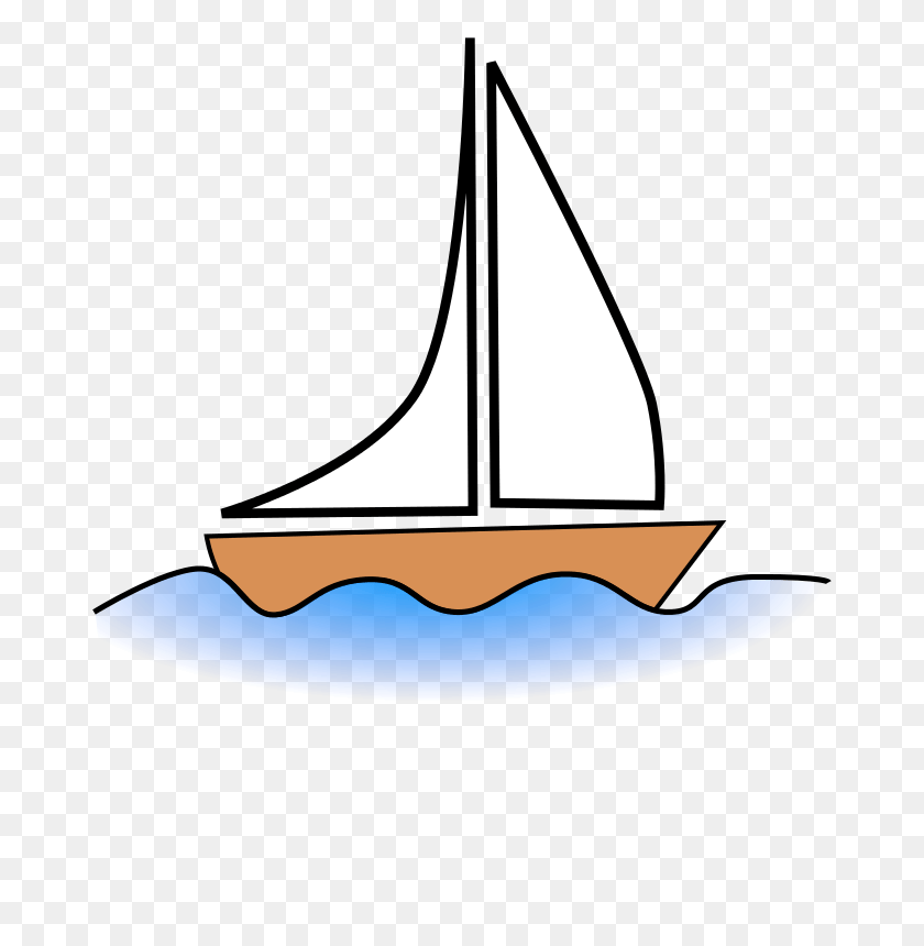 673x800 Taking The Boat To Manaus - Aluminum Foil Clipart