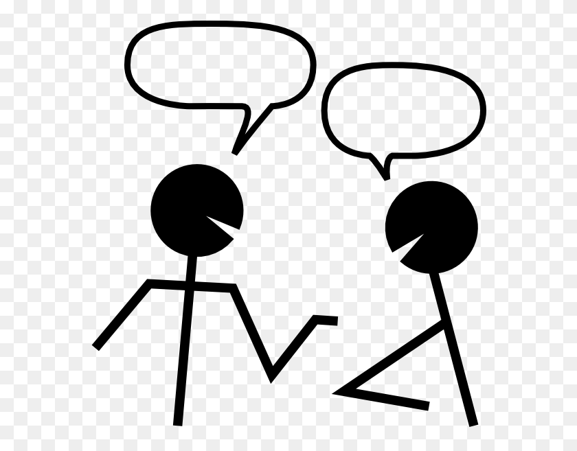 576x597 Talking Clipart Png Png Image - Talking PNG
