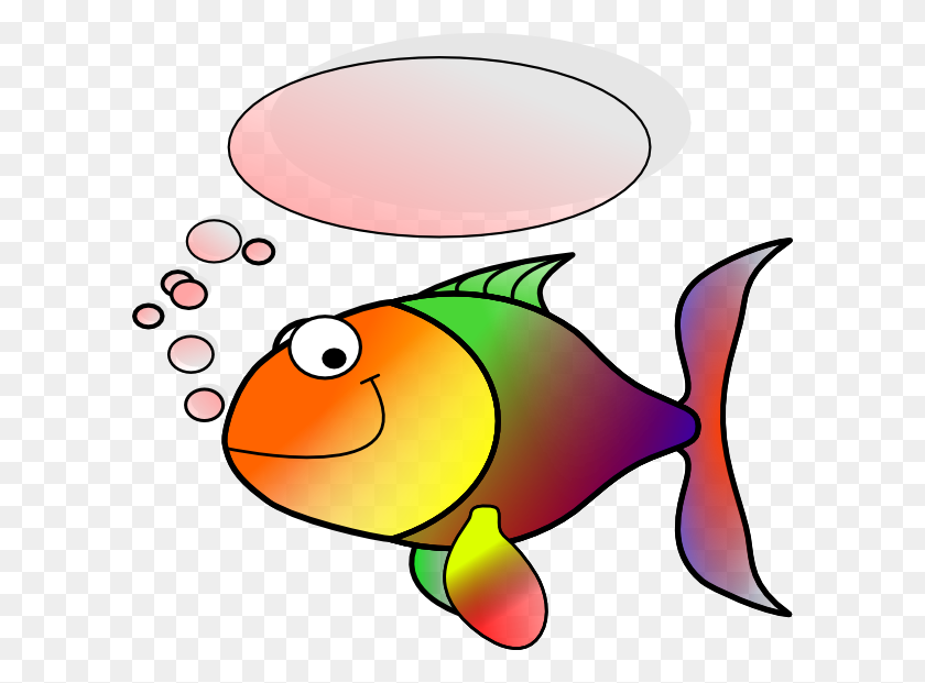 600x561 Talking Fish Clip Art - Talking Clipart