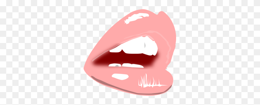 299x282 Talking Mouth Clipart - Lips Clipart