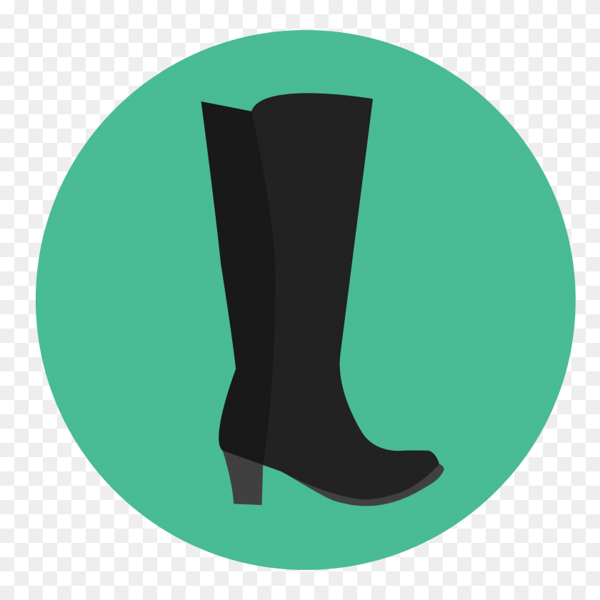 1600x1600 Tall Boots Icon - Boot PNG