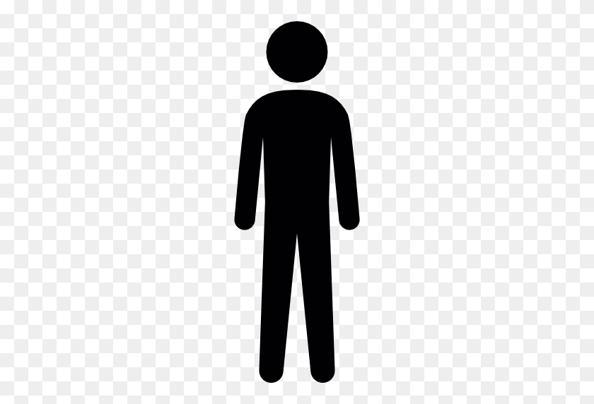 512x512 Tall Human Silhouette - Human Silhouette PNG