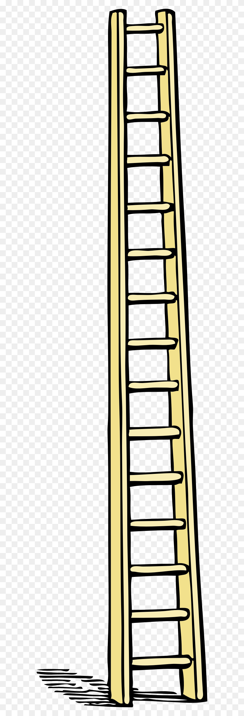 588x2400 Tall Ladder Icons Png - Ladder PNG