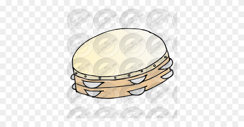 380x380 Tambourine Picture For Classroom Therapy Use - Tambourine Clipart