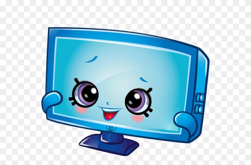576x495 Tammy Tv Art Official Shopkins Clipart Free Image - Electronics Clipart