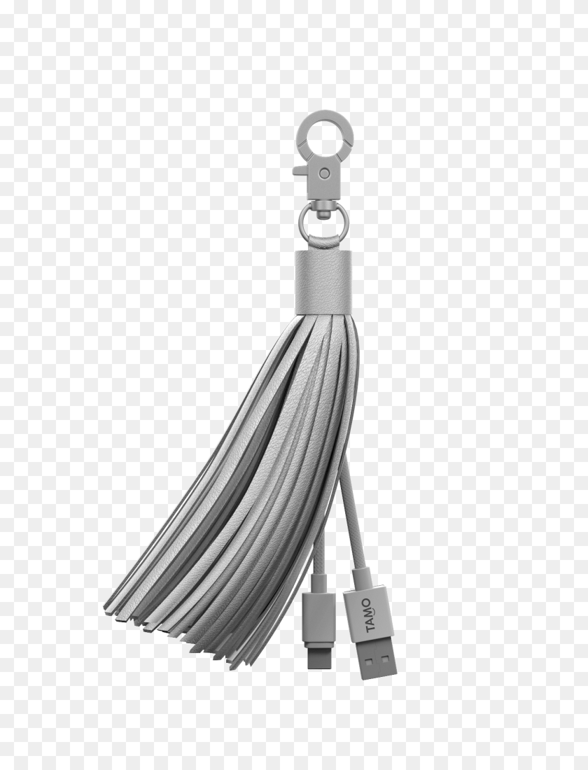 1280x1707 Tamo Tassel Chargers Leather Tassels With Charging Cables - Tassel PNG
