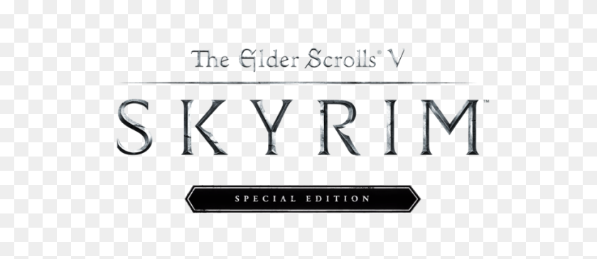 600x304 Tamriel Awaits You In The Skyrim Special Edition Launch Trailer - Skyrim Logo PNG