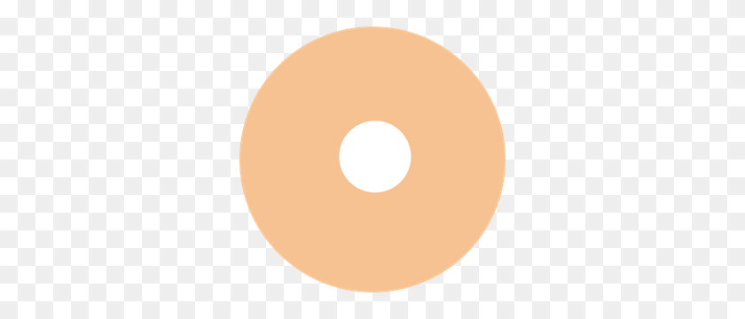 300x300 Tan Donut Clip Arts Download - Donut Clipart