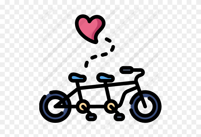 512x512 Tandem - Tandem Bicycle Clipart