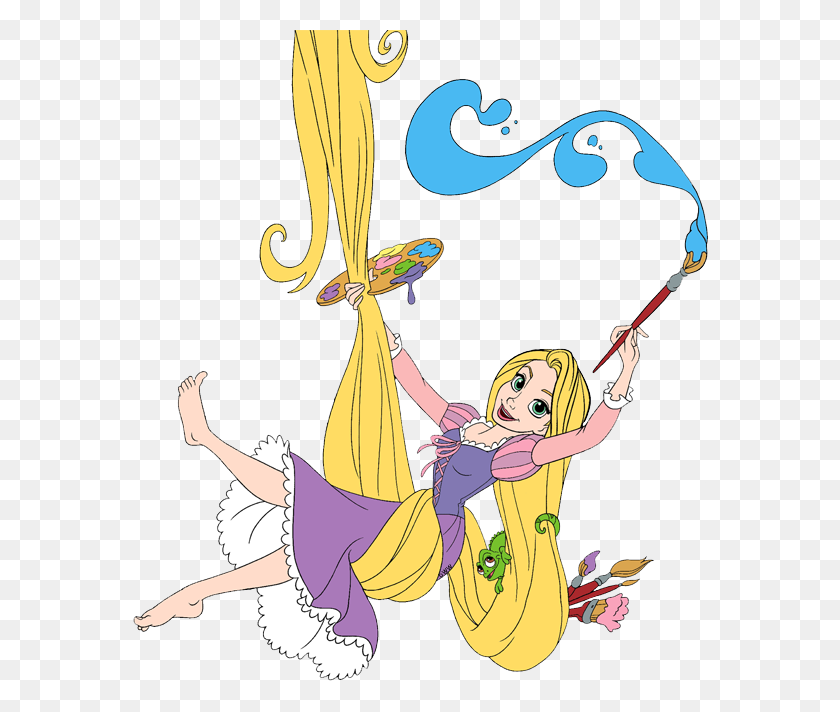 580x652 Tangled Clip Art Disney Clip Art Galore - Mythical Creatures Clipart