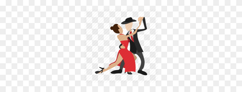 260x260 Tango Clipart - Ballroom Dancing Clipart
