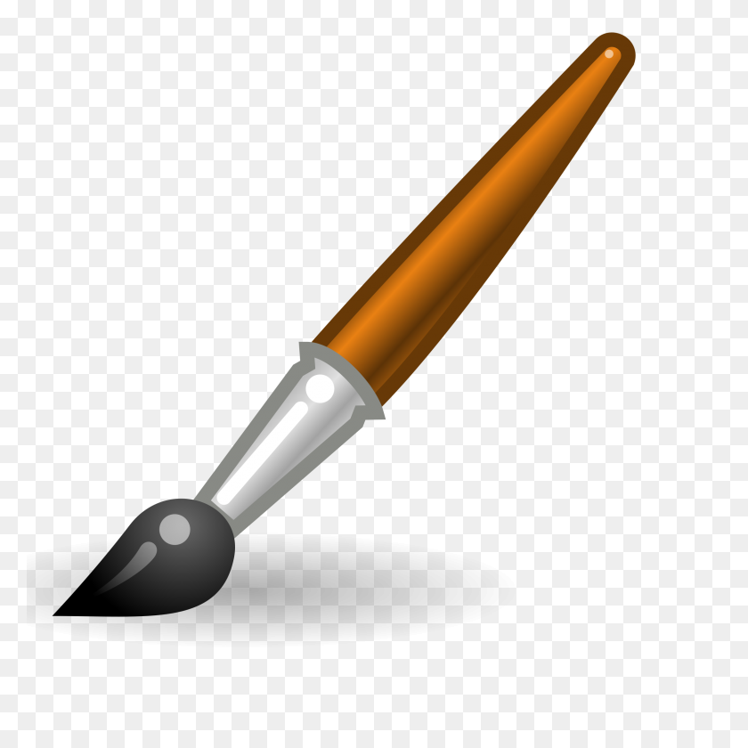 2400x2400 Tango Style Paintbrush Icons Png - Paint Brush Icon PNG