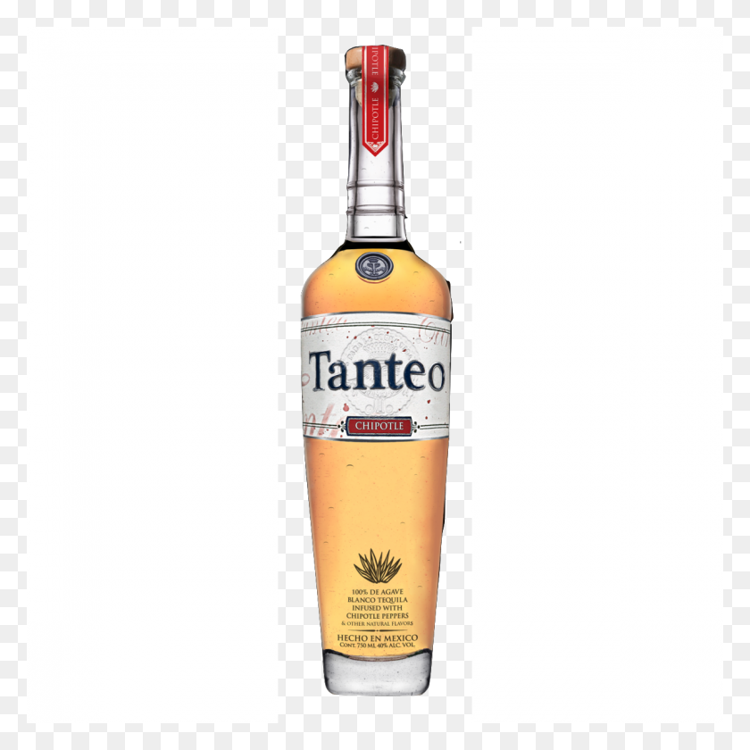 1200x1200 Tanteo Tequila Chipotle - Botella De Tequila Png