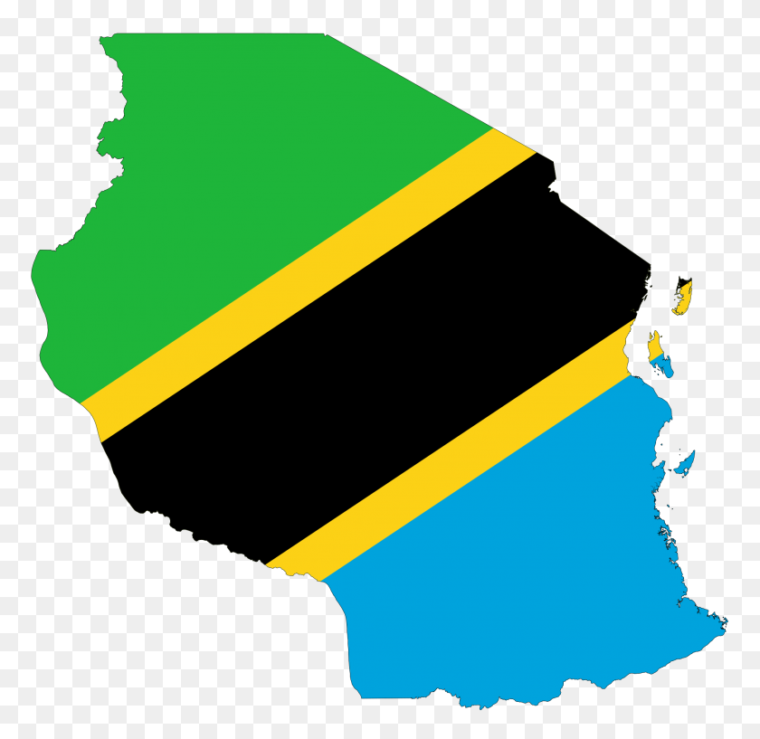 2048x1988 Флаг Танзании Карта Африка Танзания, Африка, Флаг Танзании - Нацистский Флаг Клипарт