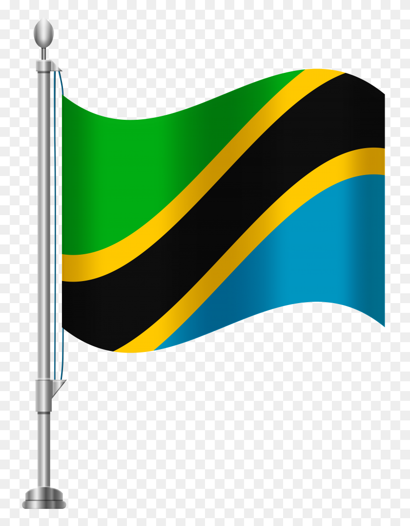6141x8000 Bandera De Tanzania Png Clipart