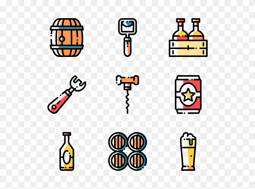600x564 Tap Icons - Beer Tap Clipart