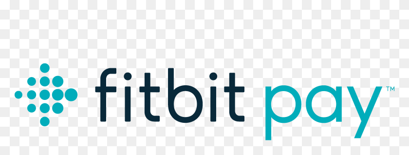 3627x1200 Tap Pay With Fitbit - Fitbit Logo PNG