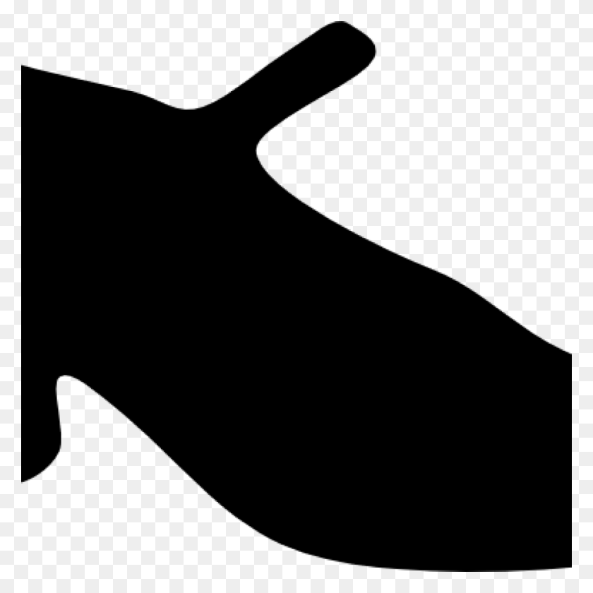 1024x1024 Tap Shoes Clipart Mujer Zapato Silueta En Clker Vector Plant - Tap Clipart