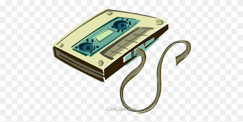 480x363 Tape, Tape Cassette Royalty Free Vector Clip Art Illustration - Cassette PNG