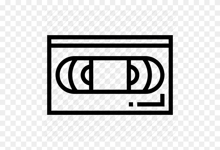 512x512 Tape, Vhs, Video, Videotape Icon - Vhs PNG