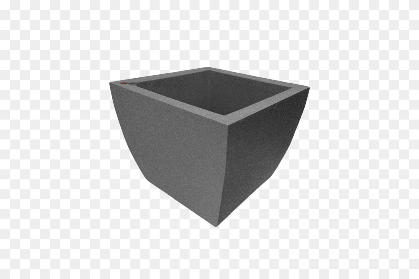 500x500 Tapered Square Commercial Planter, Outdoor, Self Watering - Planter PNG