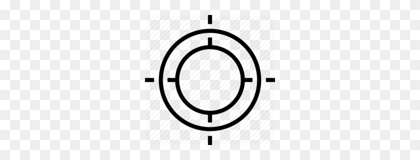 260x260 Target Icon Clipart - Target Clipart