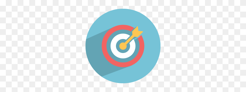 256x256 Target Market Icon Flat Finance Iconset Graphicloads - Target Market PNG