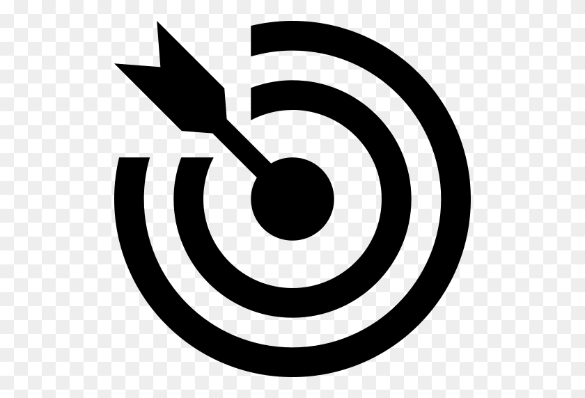 512x512 Target Search, Target, Target Audience Icon With Png And Vector - Target Clipart Blanco Y Negro