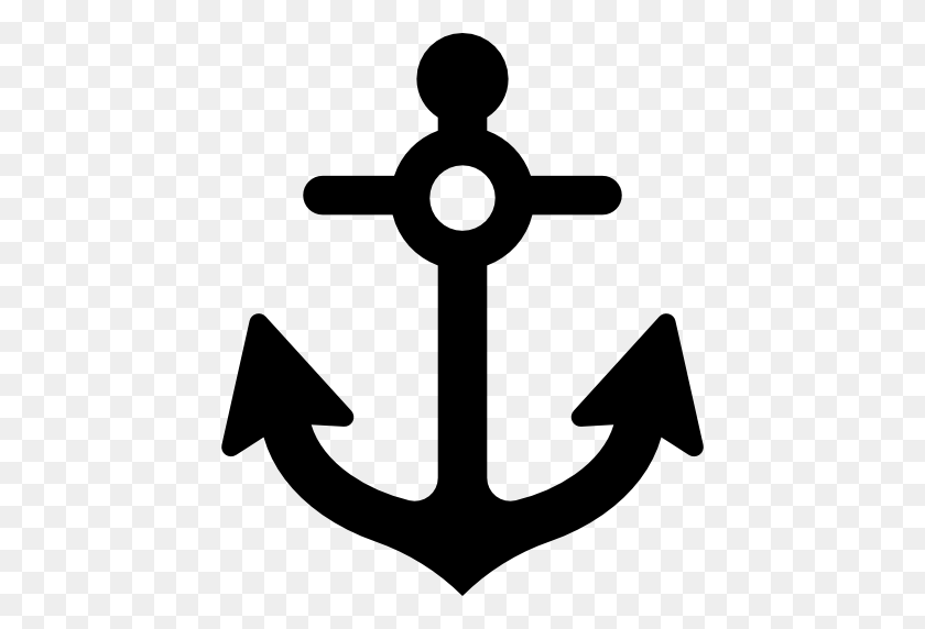 512x512 Tattoo, Anchor, Sailing, Sailor, Navy, Tools And Utensils, Anchors - Anchor Clipart Black And White