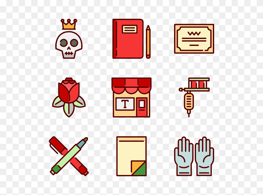 600x564 Tattoo Icons - Red X Mark PNG