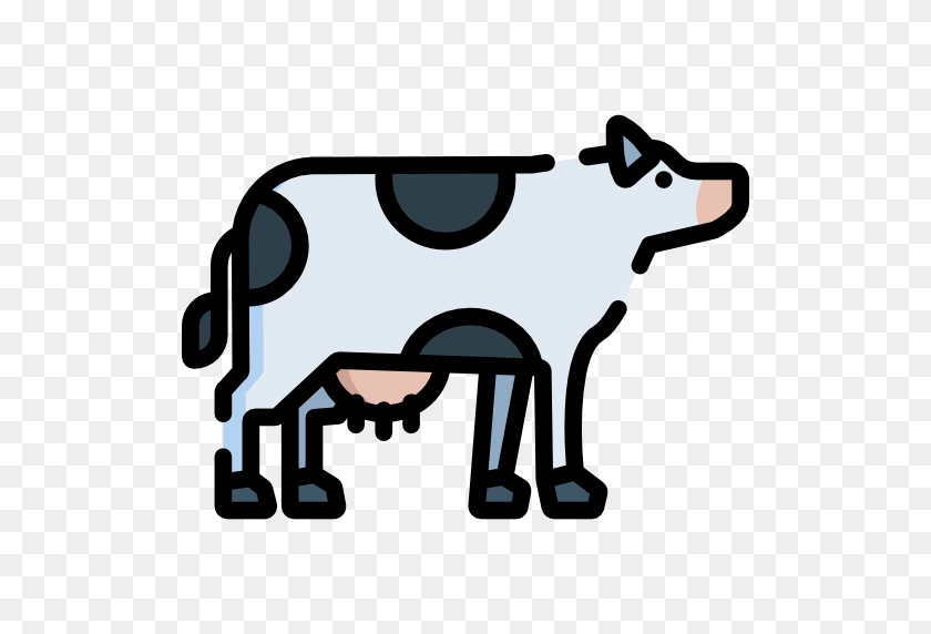 512x512 Taurine Cattle Computer Icons Clip Art - Cow Icon PNG