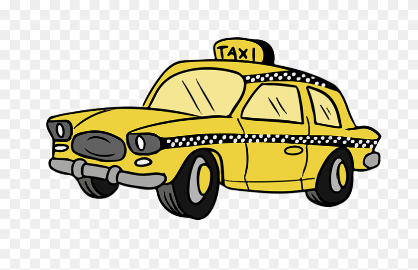 900x558 Taxi Cab Clipart - Zoom Clipart
