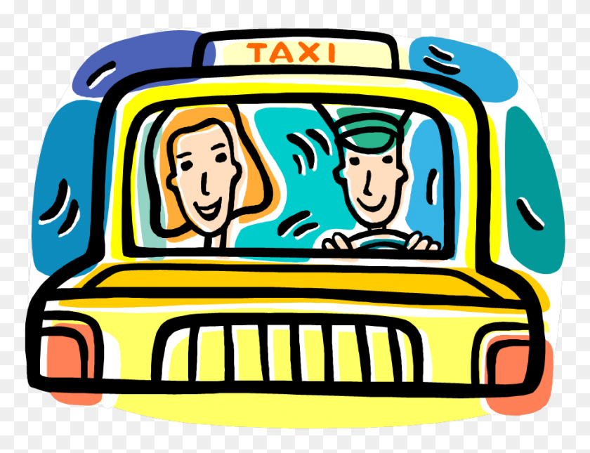 898x674 Taxi Clip Art Real - Taxi Cab Clipart