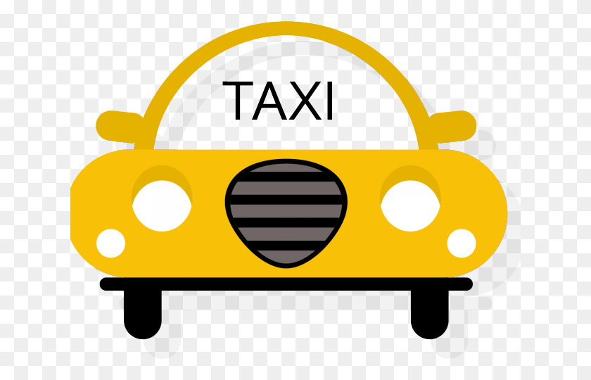 640x480 Таксист Клипарт Желтое Такси - Водитель Такси Клипарт