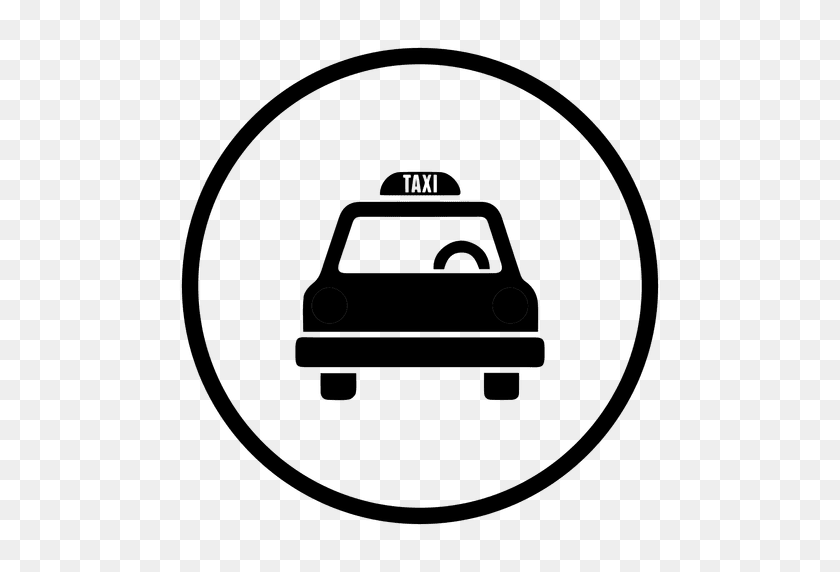 512x512 Taxi Travel Round Icon - Taxi PNG