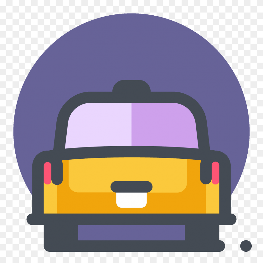 1600x1600 Taxi Waiting Icon - Taxi PNG