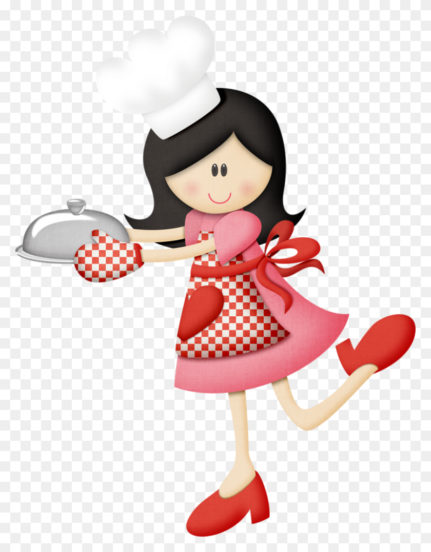 785x1024 Tborges Cookingtime Mommy Cards Kitchen, Cooking, Kitchen Art - Girl Chef Clipart