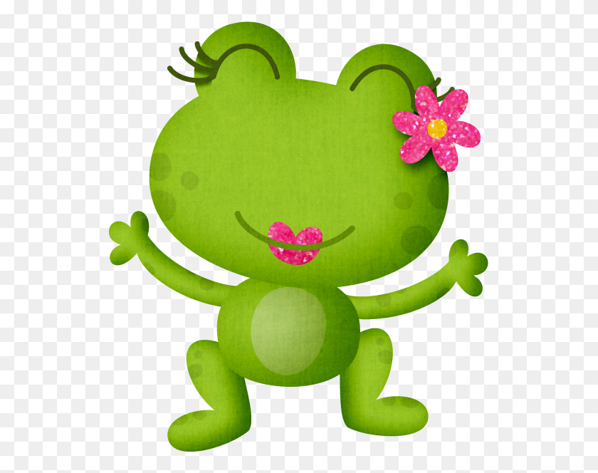533x604 Tborges Ribbitribbit Frogs, Clipart And Rock Crafts - Lily Pad Clipart