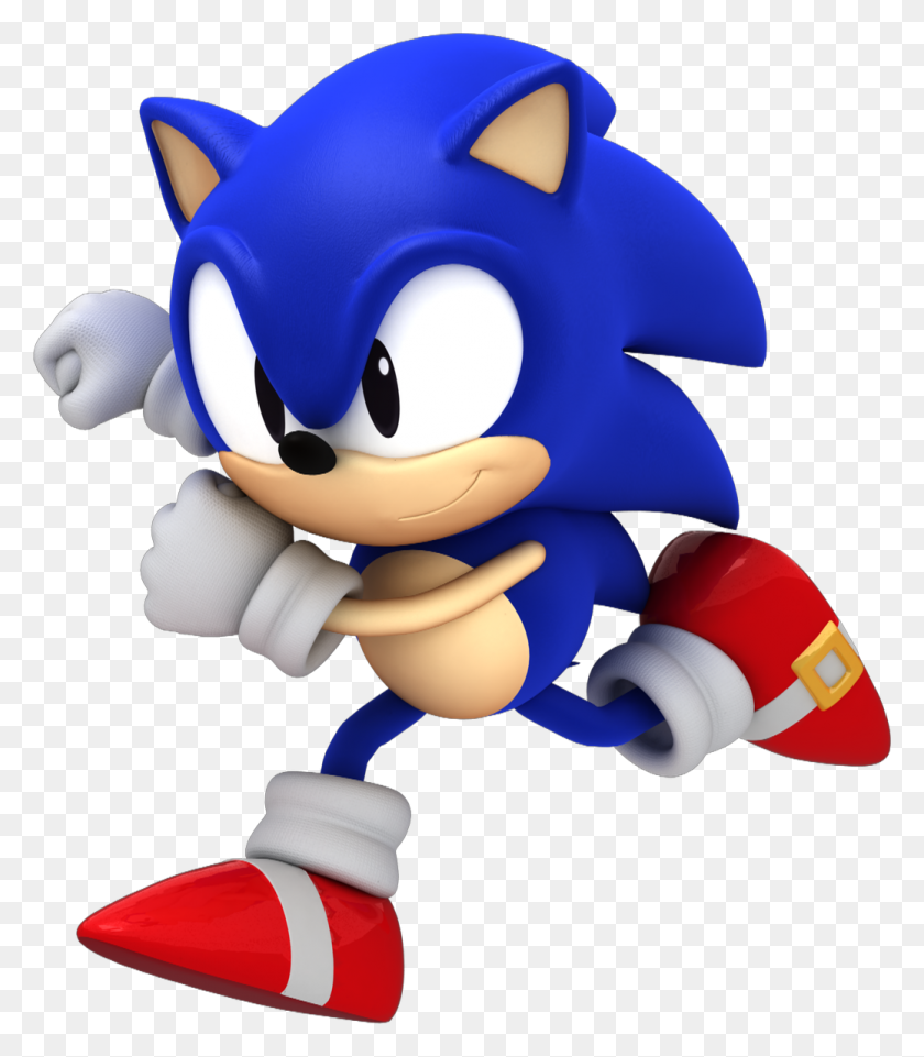 1038x1200 Tbsf On Twitter Updated A Few Things In An Old Classic Sonic - Classic Sonic PNG