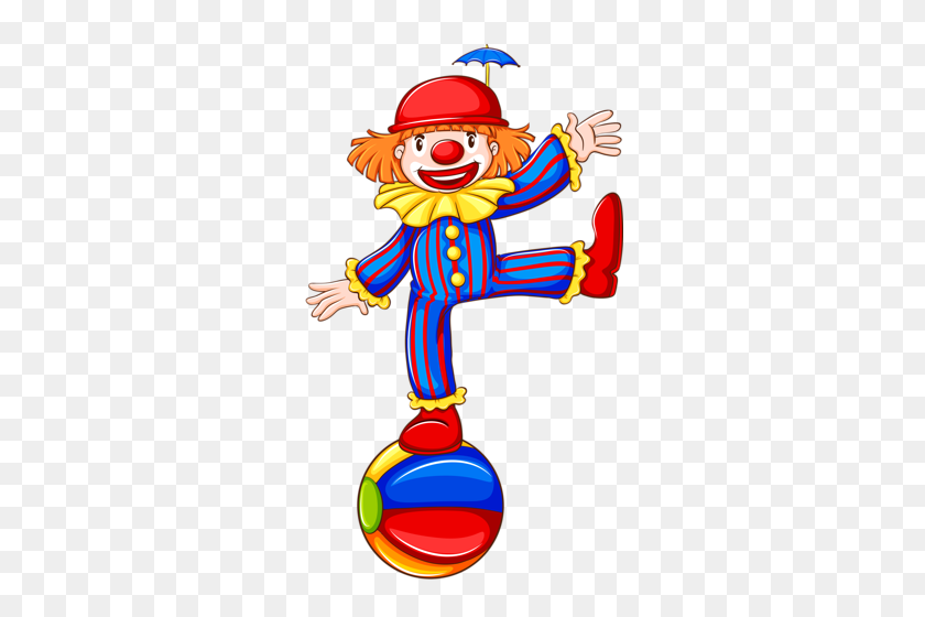 292x500 Tcirk Circus Clown, Rock Crafts And Clipart - Performing Arts Clipart